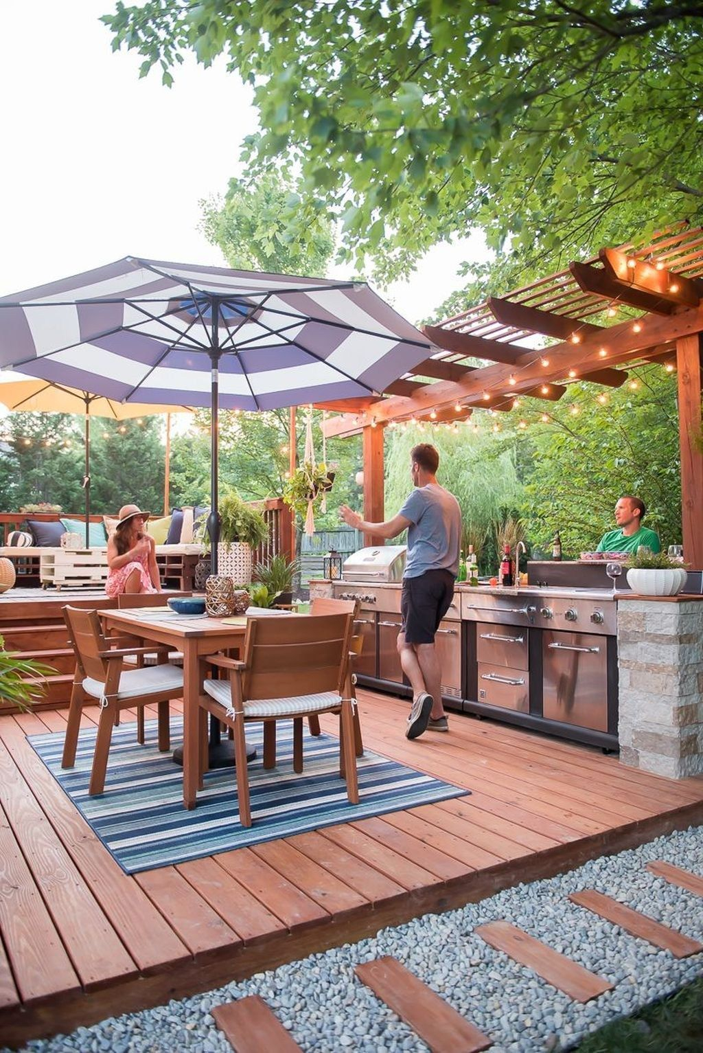 44 Awesome Outdoor Patio Decorating Ideas - BESTHOMISH