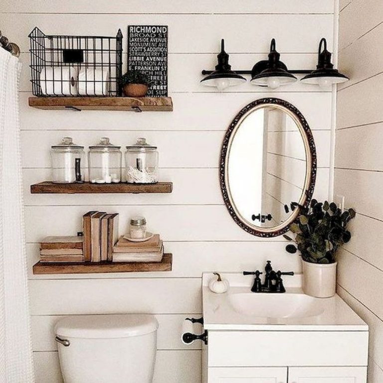 50 How To Decorate Your Small Bathroom More Comfortable And
