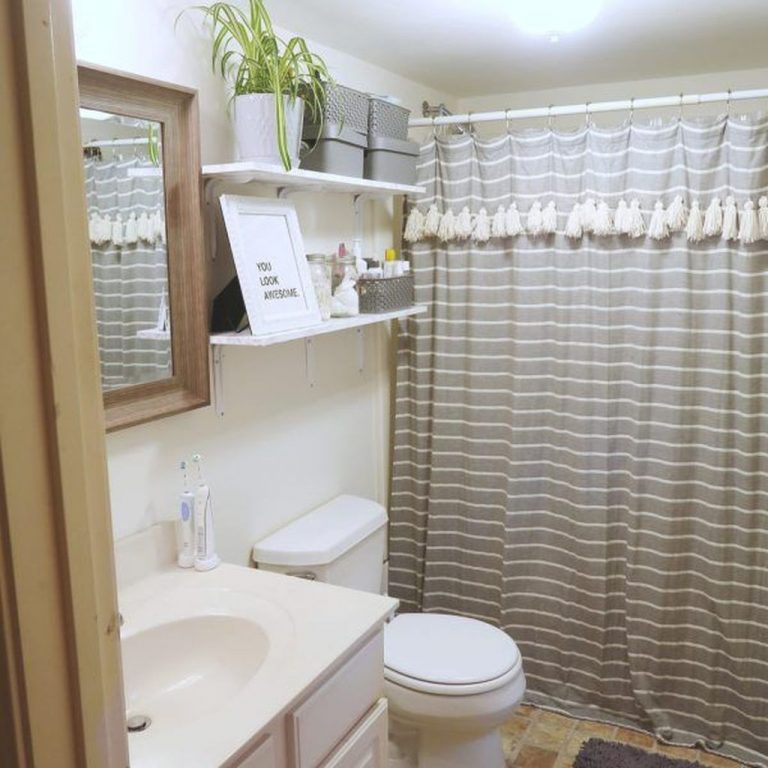50 How To Decorate Your Small Bathroom More Comfortable And
