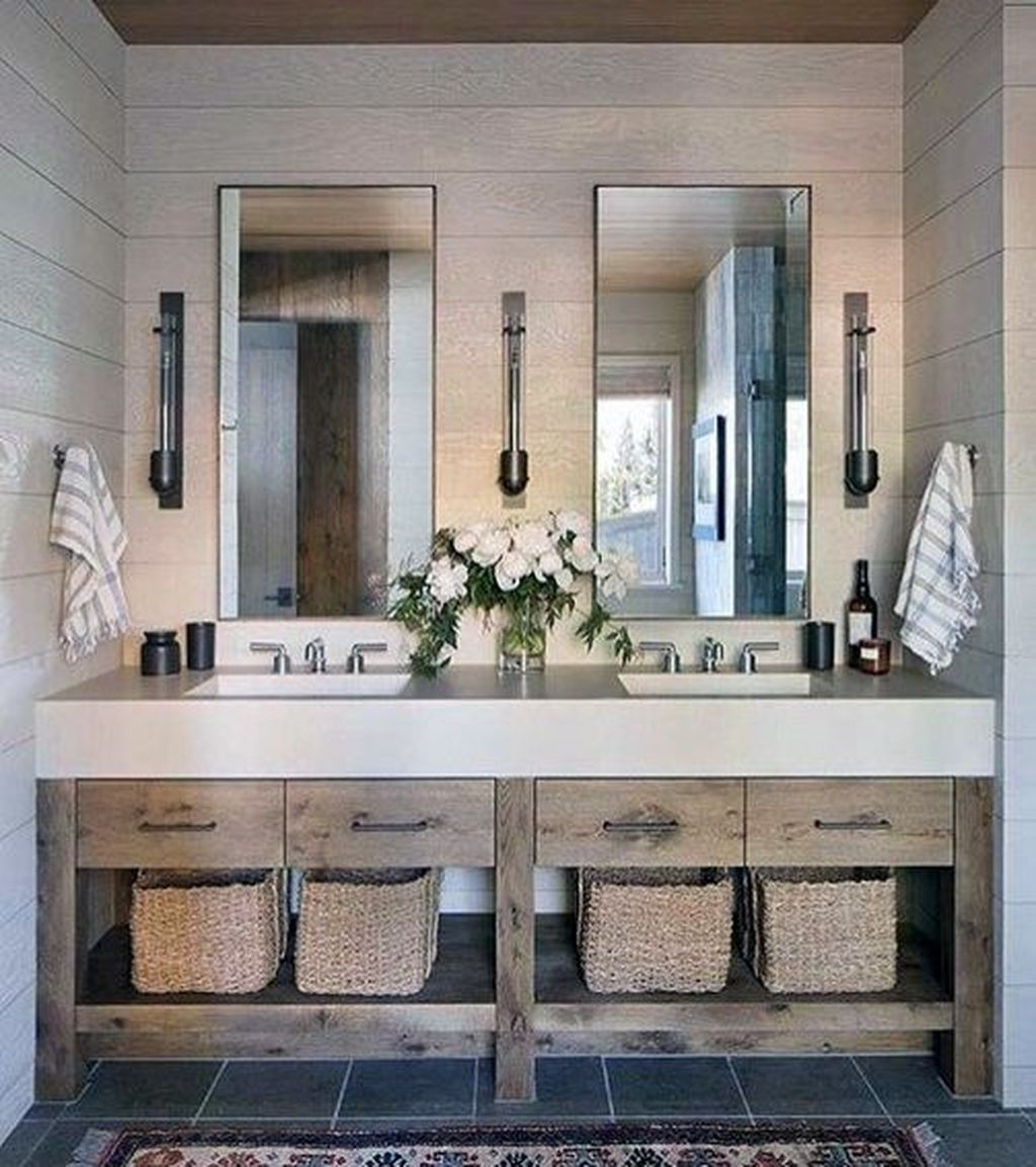 40 Unique Bathroom Vanities Design Ideas - BESTHOMISH