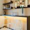Gorgeous Minibar Designs Ideas For Your Kitchen35