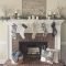 Marvelous Rustic Christmas Fireplace Mantel Decorating Ideas05