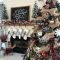 Marvelous Rustic Christmas Fireplace Mantel Decorating Ideas06