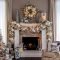 Marvelous Rustic Christmas Fireplace Mantel Decorating Ideas15