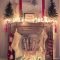 Marvelous Rustic Christmas Fireplace Mantel Decorating Ideas30