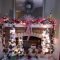 Marvelous Rustic Christmas Fireplace Mantel Decorating Ideas31