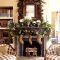 Marvelous Rustic Christmas Fireplace Mantel Decorating Ideas35
