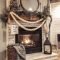 Marvelous Rustic Christmas Fireplace Mantel Decorating Ideas36