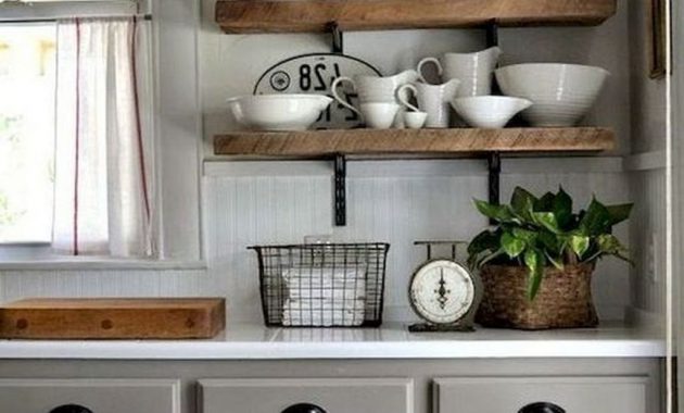 48 Awesome Farmhouse Kitchen Cabinet Design Ideas You Should Know That ...