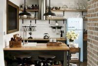 Awesome Small Kitchen Design And Decor Ideas38