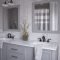 Best Gray And White Bathroom Ideas For19