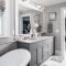 Best Gray And White Bathroom Ideas For26
