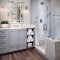 Best Gray And White Bathroom Ideas For31