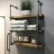 Industrial Bathroom Shelves Design Ideas11