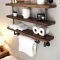 Industrial Bathroom Shelves Design Ideas31