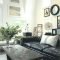 Luxury Black Leather Living Room Sofa Ideas For Comfortable Living Room07