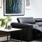 Luxury Black Leather Living Room Sofa Ideas For Comfortable Living Room21