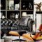 Luxury Black Leather Living Room Sofa Ideas For Comfortable Living Room27