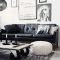 Luxury Black Leather Living Room Sofa Ideas For Comfortable Living Room33