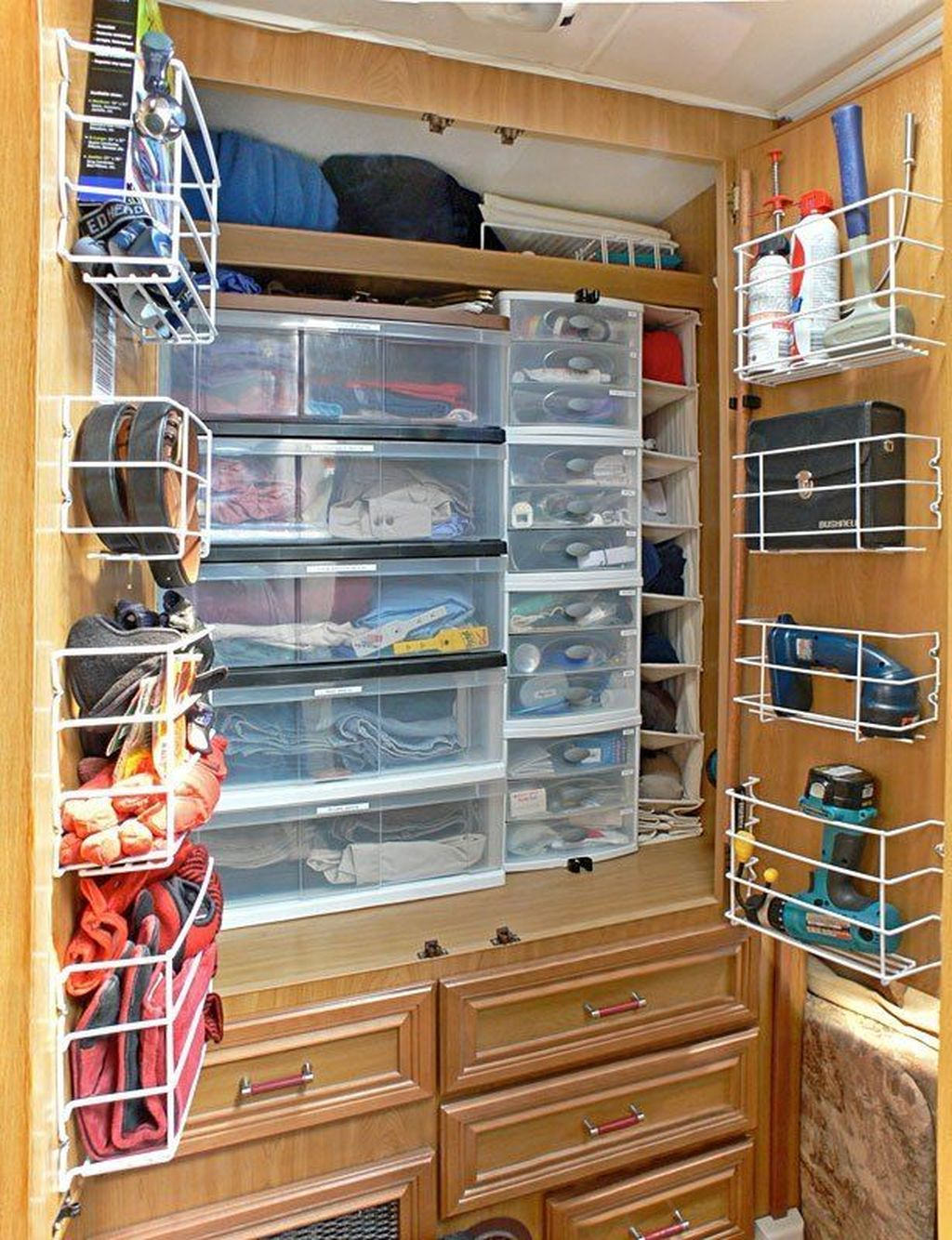 46 Simple Rv Camper Storage Design Ideas For Your Travel