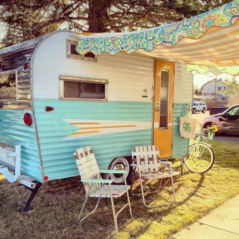 46 Unique Vintage Camper Exterior Ideas For More Impression BESTHOMISH