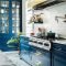Wonderful Blue Kitchen Design Ideas12