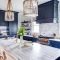Wonderful Blue Kitchen Design Ideas19
