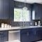 Wonderful Blue Kitchen Design Ideas23