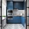 Wonderful Blue Kitchen Design Ideas36