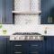 Wonderful Blue Kitchen Design Ideas43