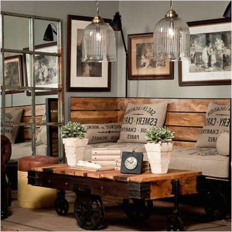 43 Wonderful Industrial Rustic Living Room Decoration Ideas You Have ...