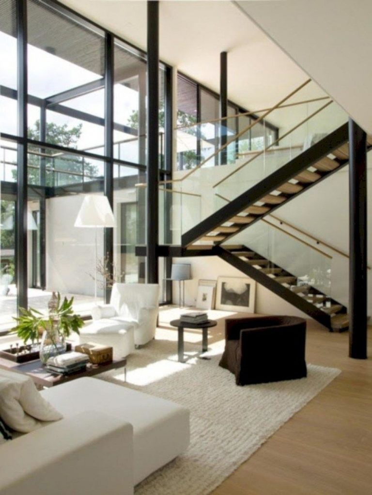 40 Wonderful Staircase Design Ideas That Inspires Living Room Ideas