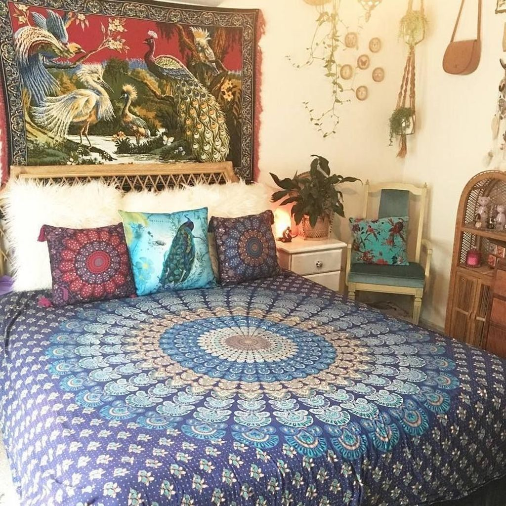 Cozy Diy Bohemian Bedroom Decor Ideas07