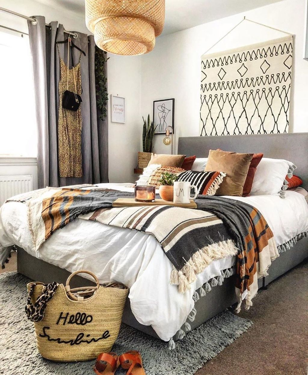 Cozy Diy Bohemian Bedroom Decor Ideas15