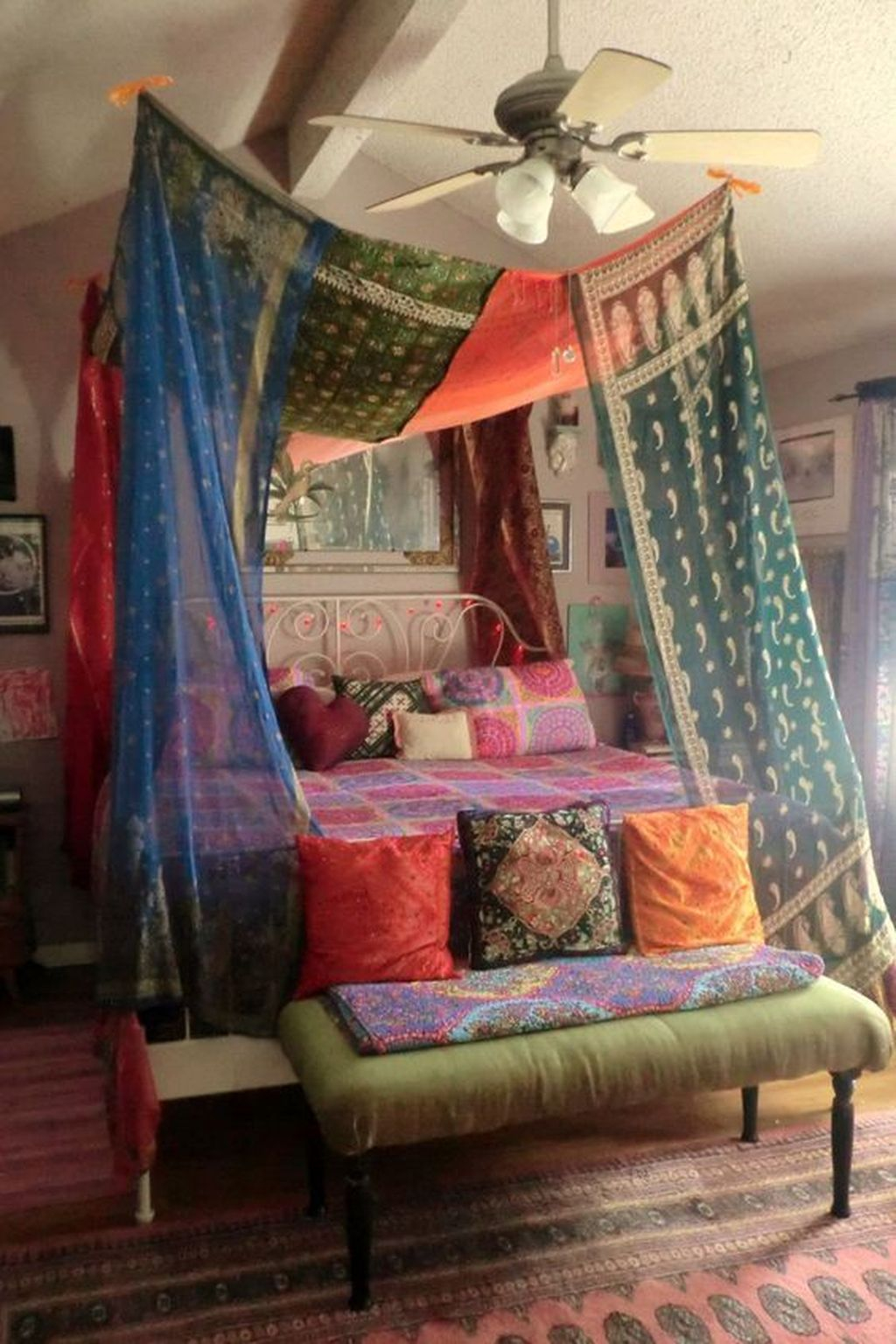 Cozy Diy Bohemian Bedroom Decor Ideas20