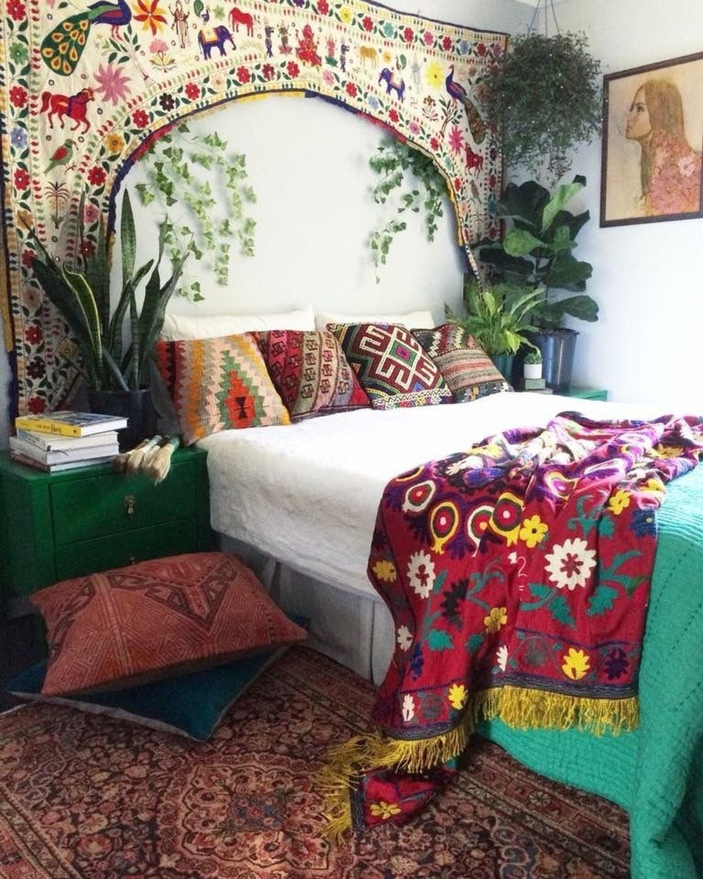 Cozy Diy Bohemian Bedroom Decor Ideas25