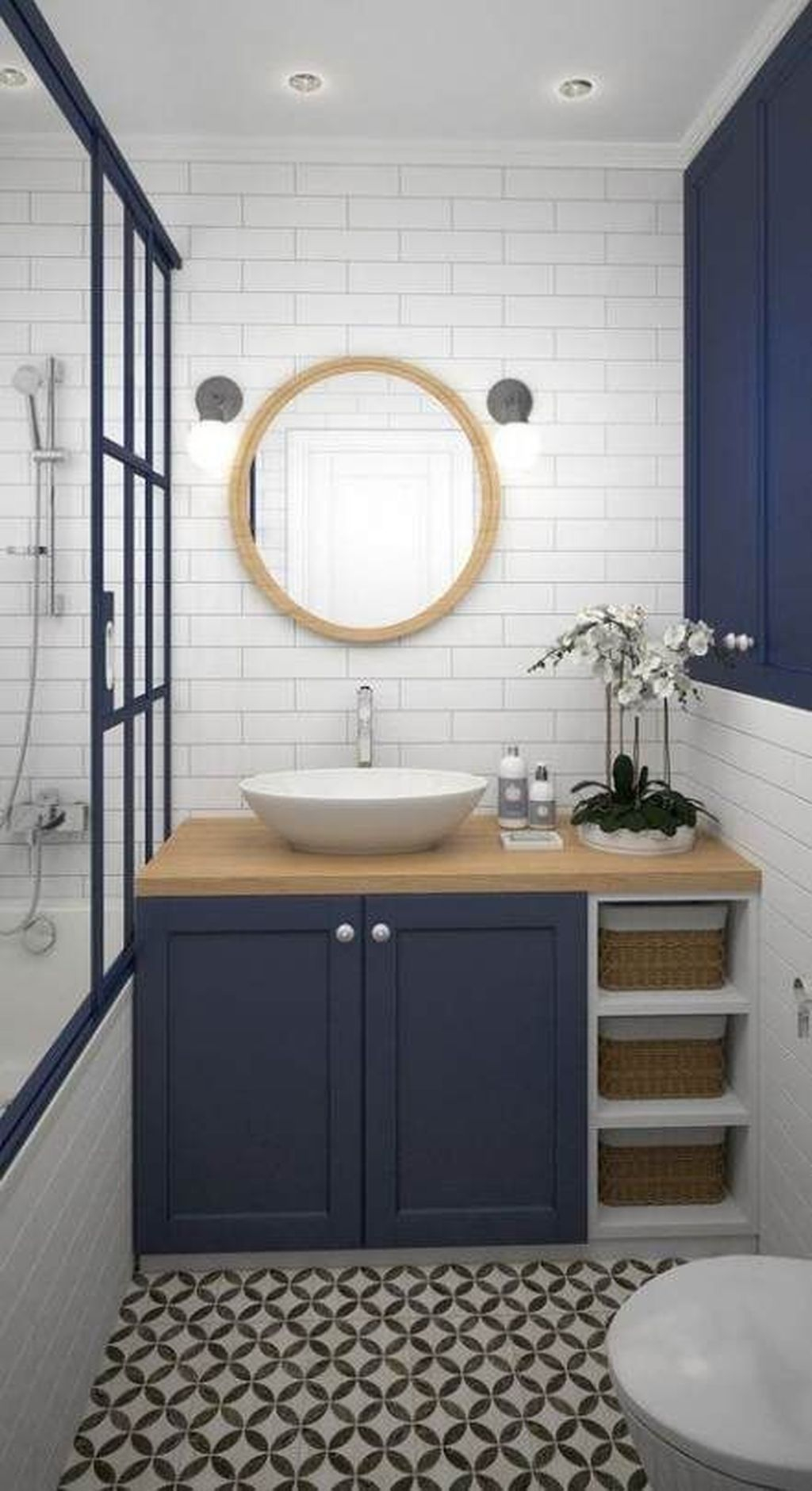 Elegant Bathroom Sink Decorating Ideas For Bathroom13