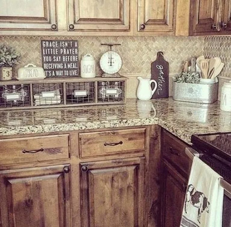 49 Pretty Farmhouse Kitchen Makeover Design Ideas On A Budget – BESTHOMISH