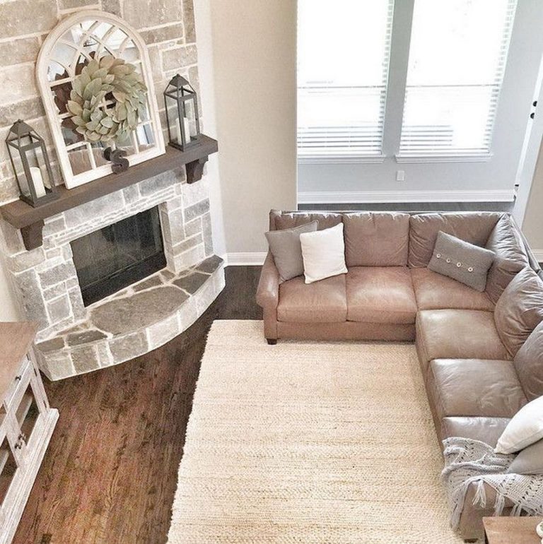 47 Relaxing Living Rooms Design Ideas With Fireplaces