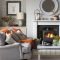 Cool Living Room Design Ideas With Fireplace To Keep You Warm This Winter35