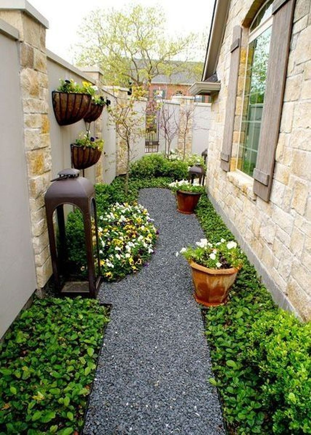 47 Fascinating Side Yard And Backyard Gravel Garden Design Ideas That