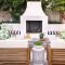 Relaxing Outdoor Fireplace Designs For Your Garden09