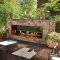 Relaxing Outdoor Fireplace Designs For Your Garden22