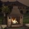 Relaxing Outdoor Fireplace Designs For Your Garden23