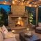 Relaxing Outdoor Fireplace Designs For Your Garden47