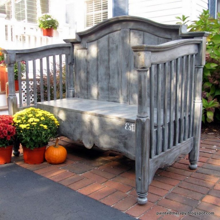 45 Inspirational Ways How To Repurpose Old Babys Cribs BESTHOMISH