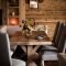 Warm Cozy Rustic Dining Room Designs For Your Cabin03