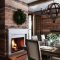 Warm Cozy Rustic Dining Room Designs For Your Cabin25