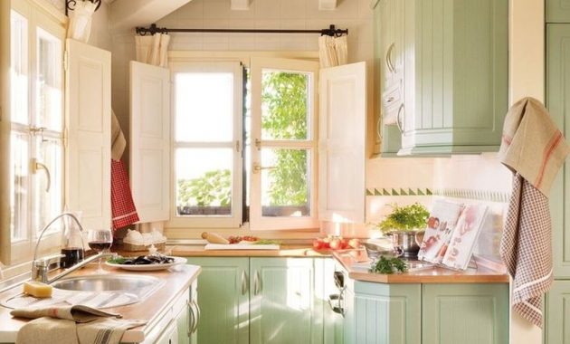 47 Beautiful And Cozy Green Kitchen Ideas - BESTHOMISH