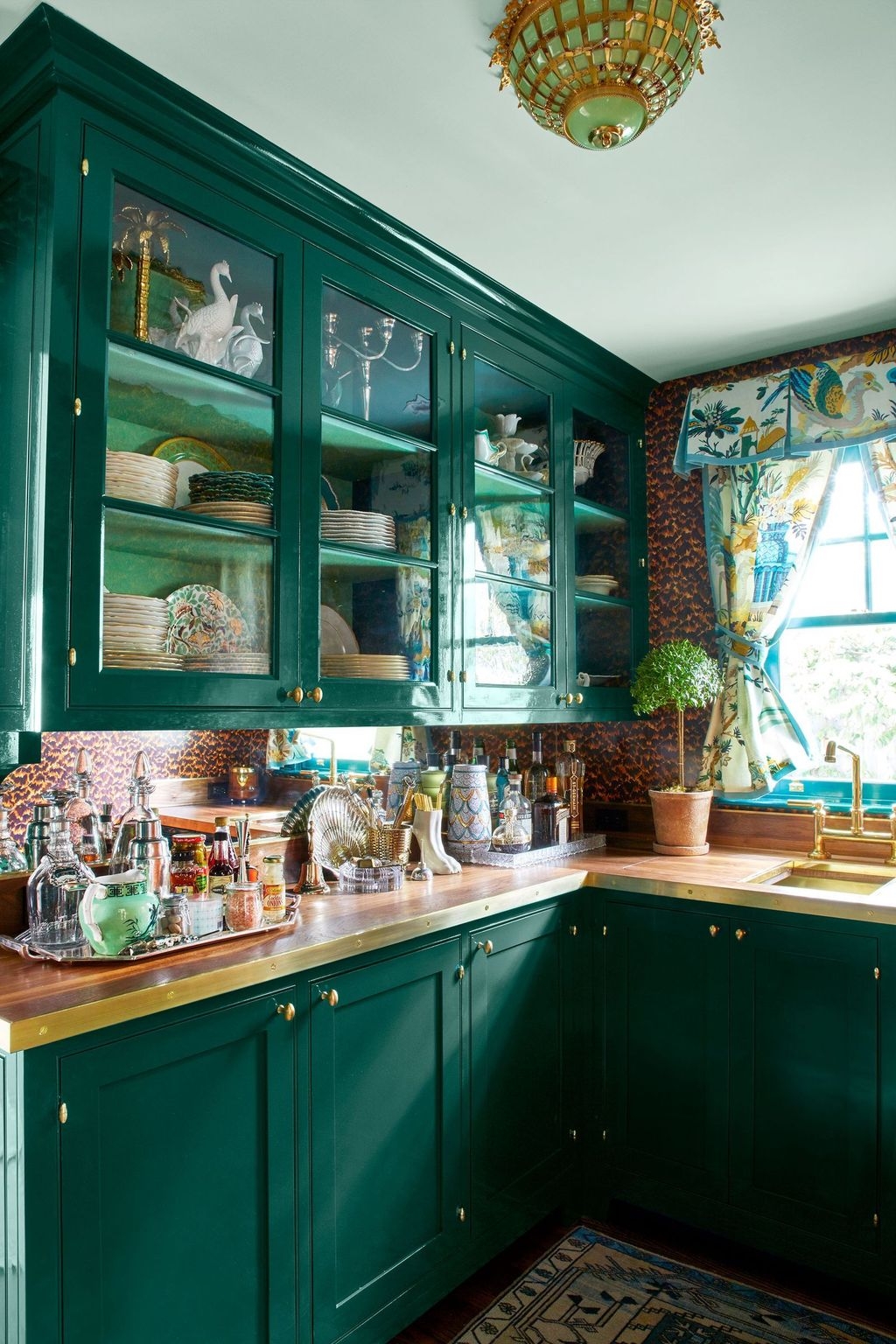 Beautiful And Cozy Green Kitchen Ideas39